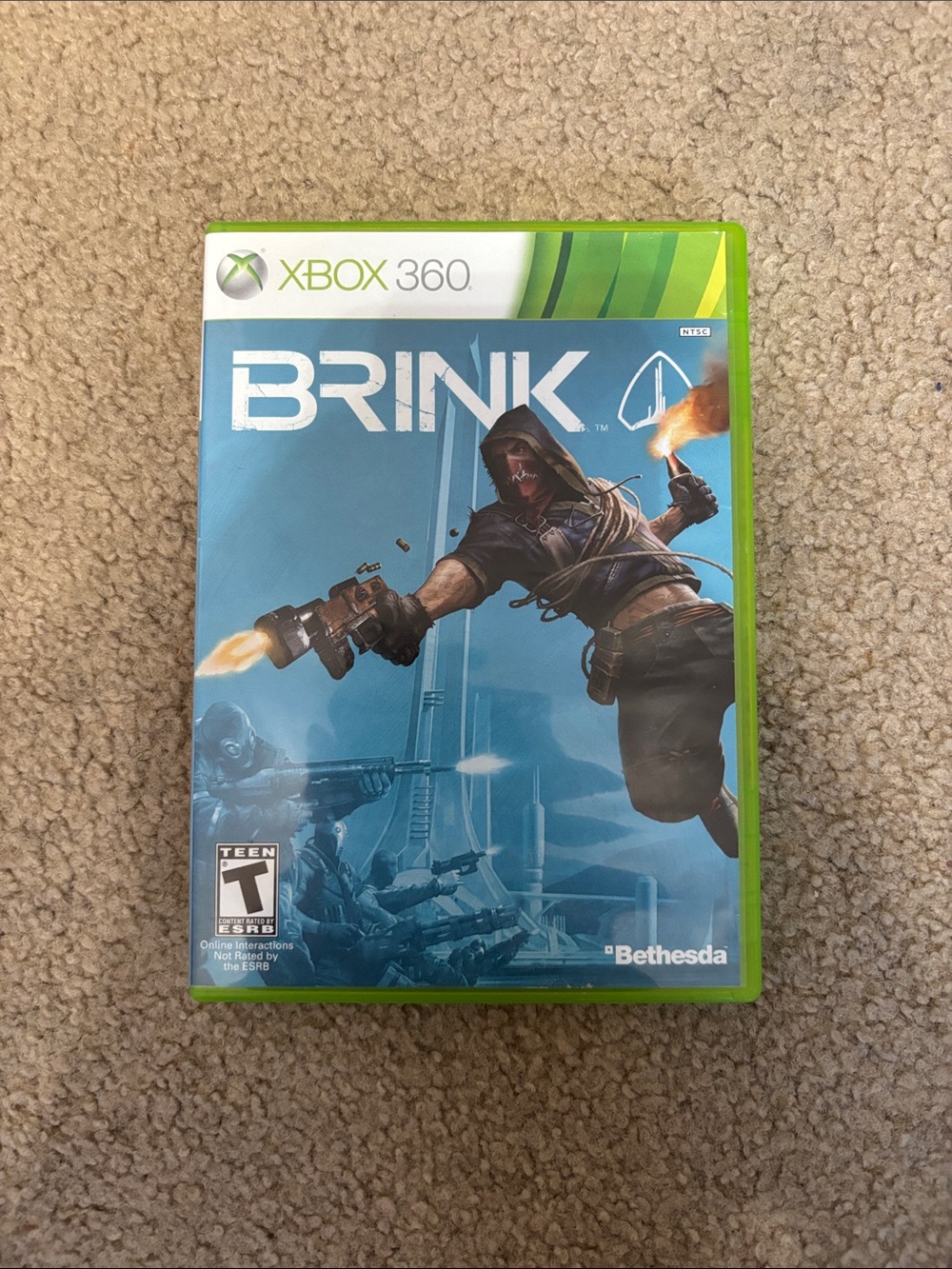 BRINK (Xbox 360) Blue Game Case by